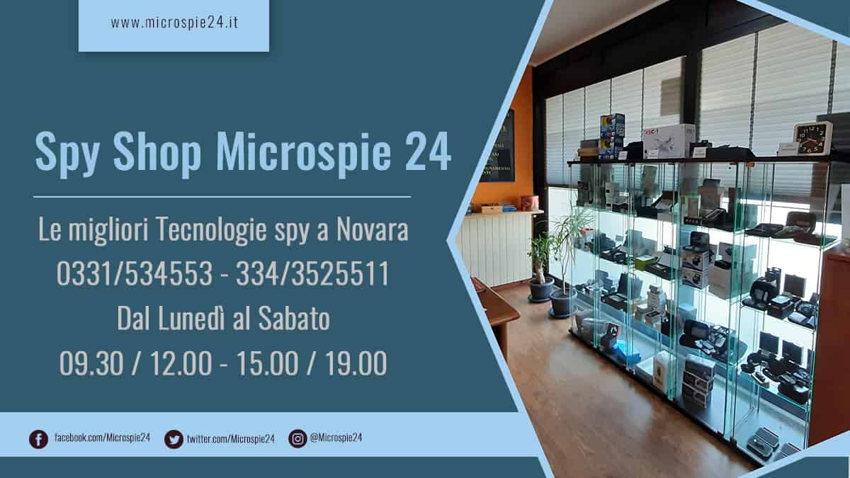 negozio microspie novara