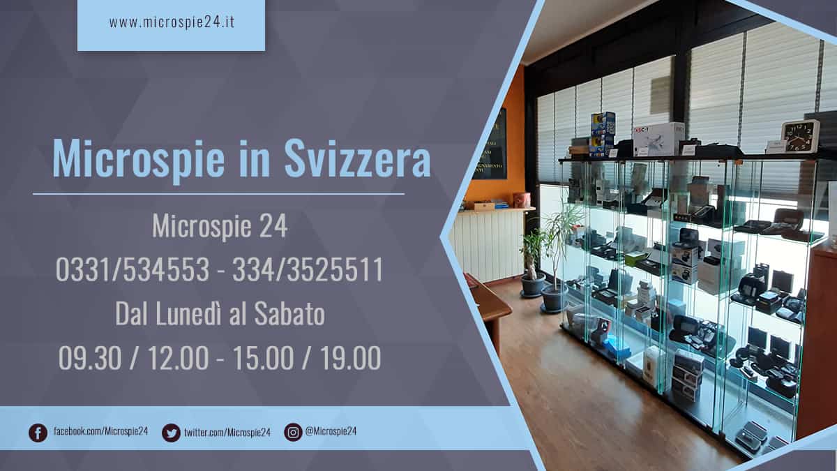 negozio microspie svizzera