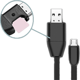 Cavo usb con microspia ambientale gsm - Microspie ambientali