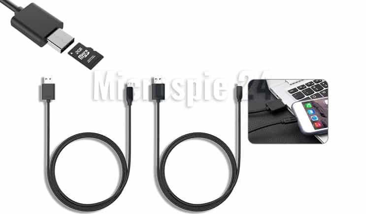 GOOBAY - Cavo di Ricarica e sincronizzazione Micro USB per dispositivi Android, 0,5 m, Colore: Nero
